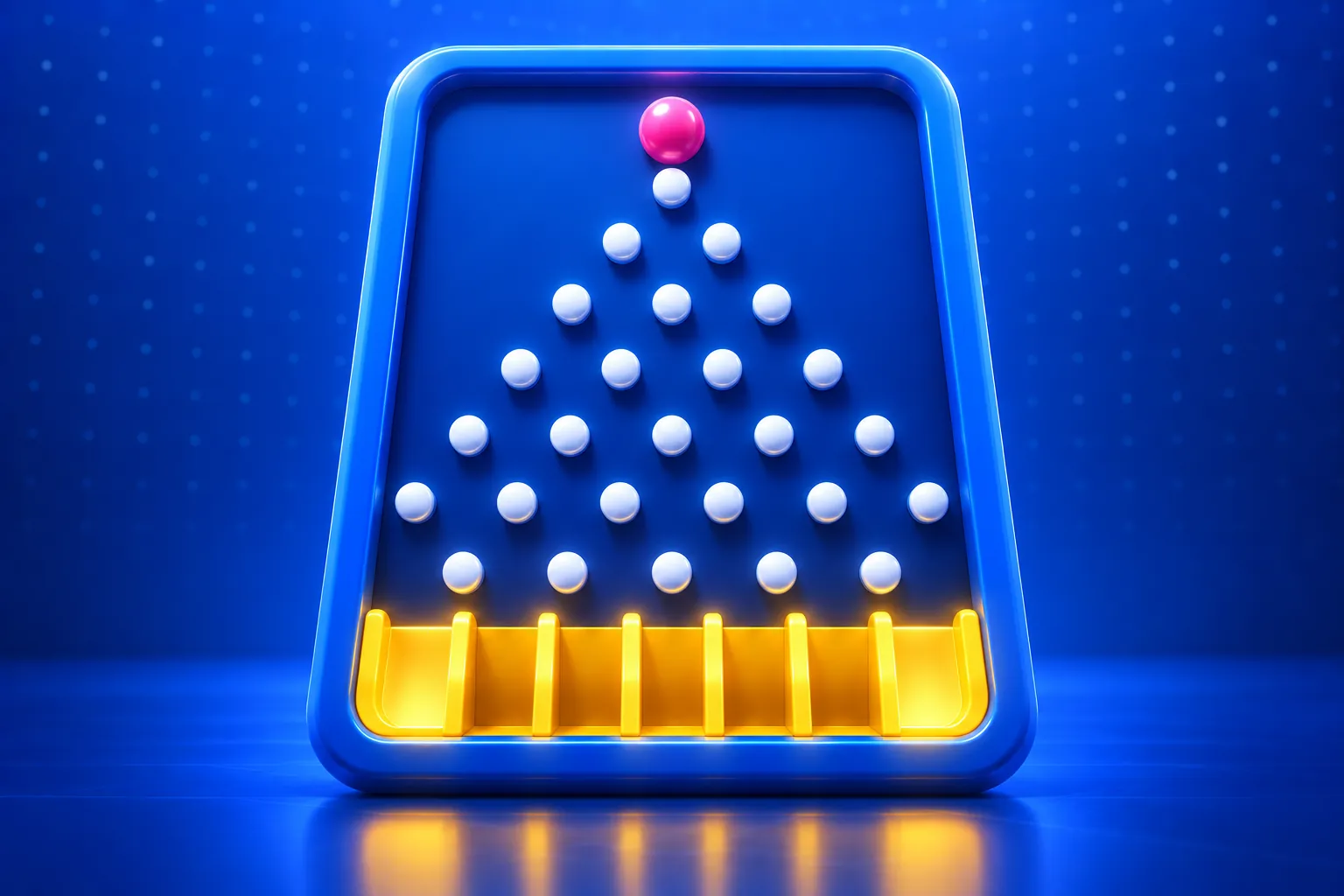 Klasyczna plansza Plinko w wersji BGaming
